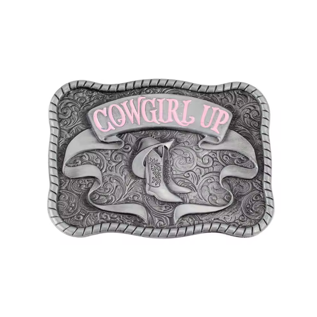 Fivela Cowgirl Up