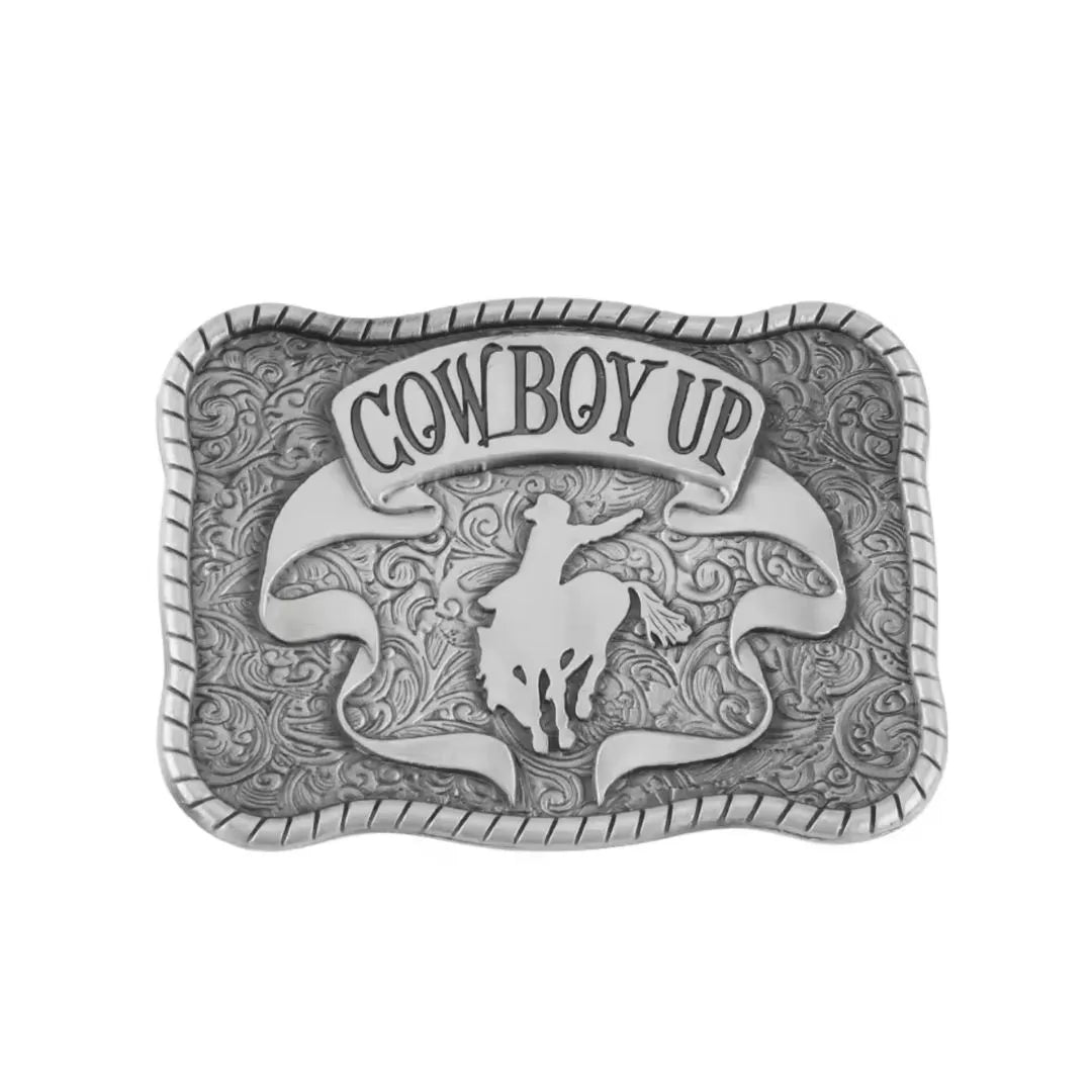 Fivela Cowboy Up Square