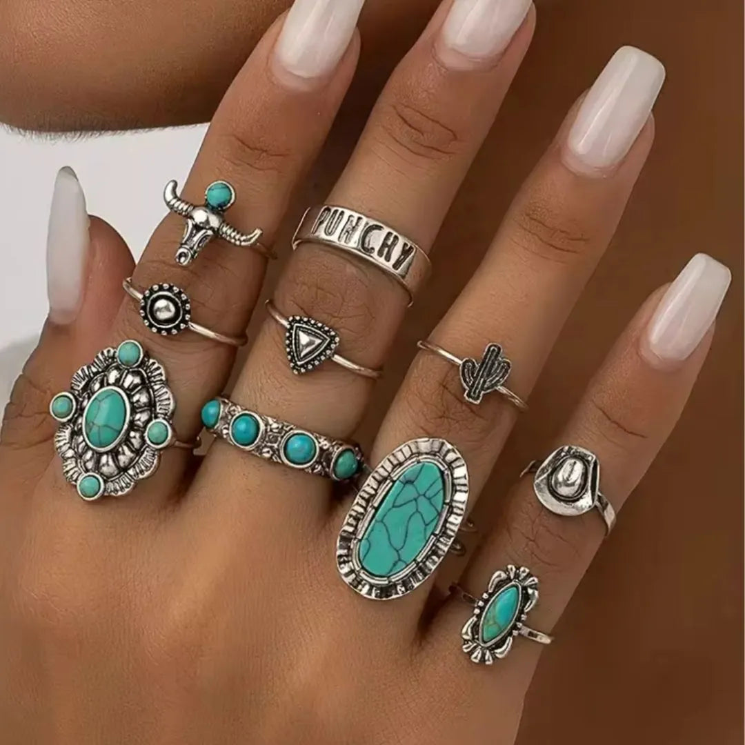 Conjunto anéis Aurora