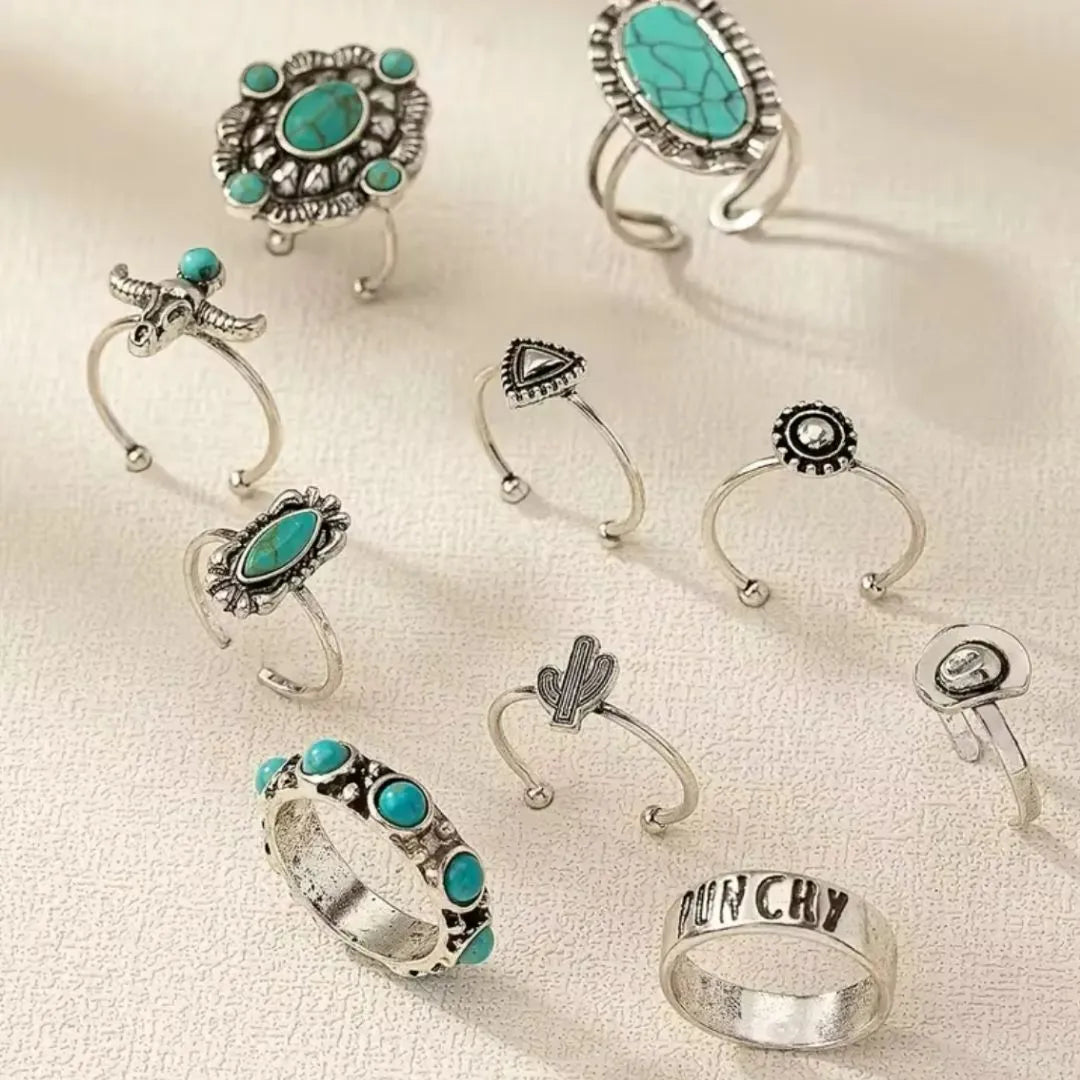 Conjunto anéis Aurora