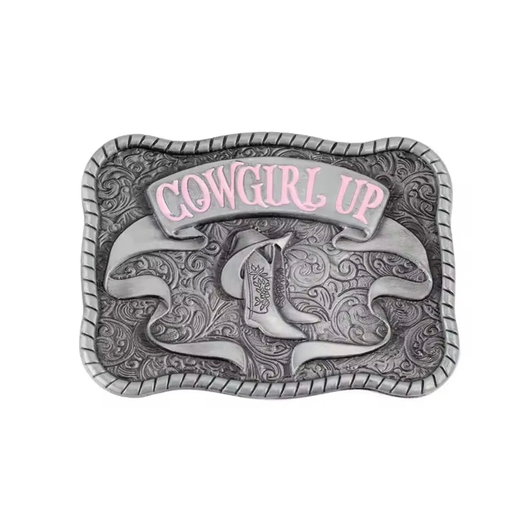 Fivela Cowgirl Up
